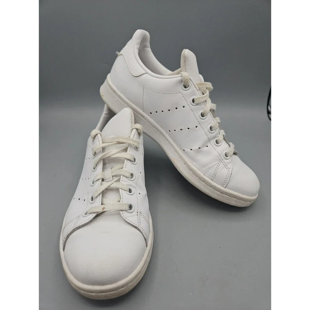 Adidas Stan Smith Boys Shoes Size 4.5 Color: White Youth